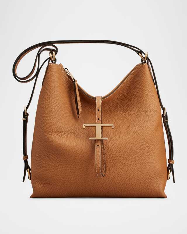 Pebble Leather Shoulder Bag